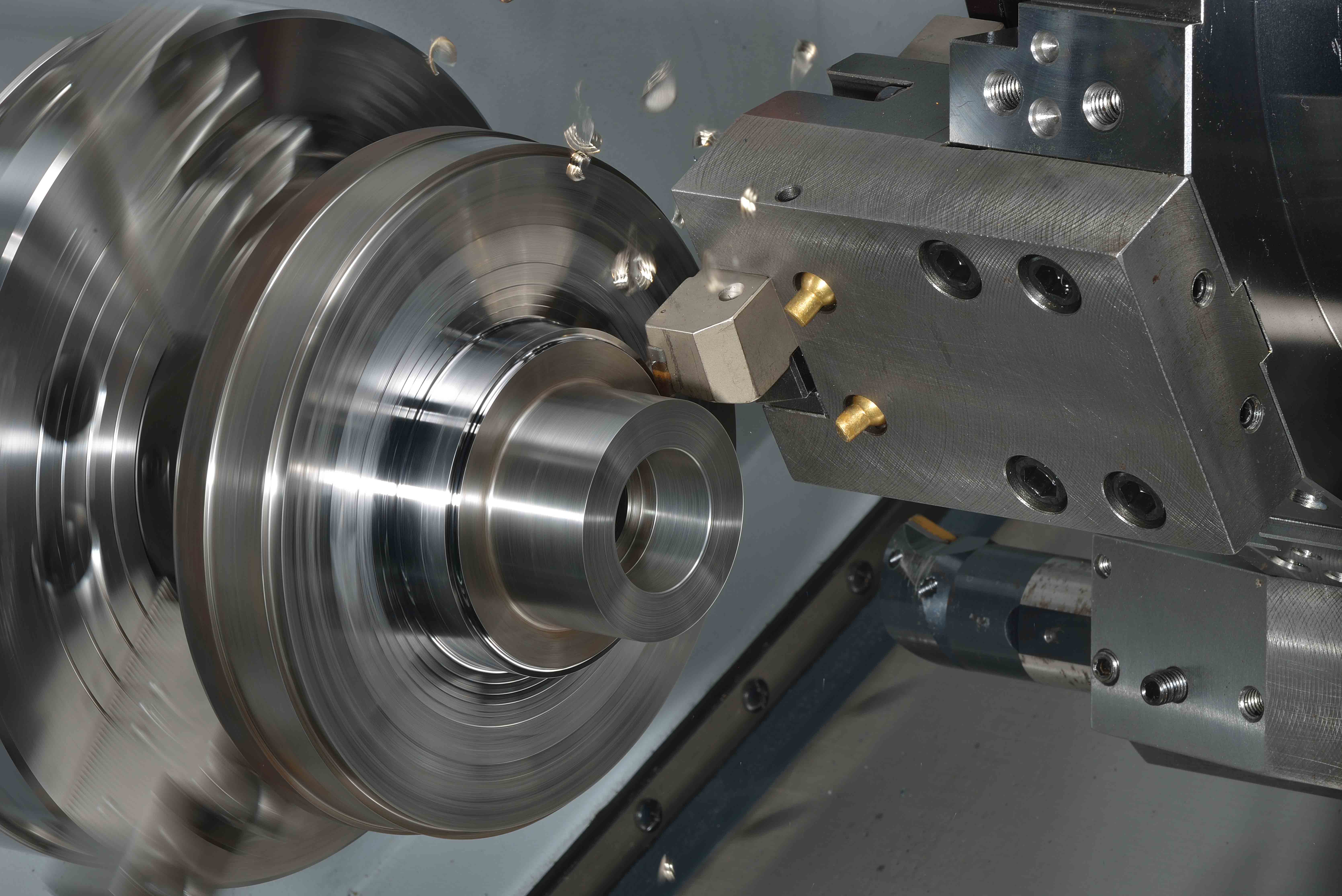 Finished part cutting test